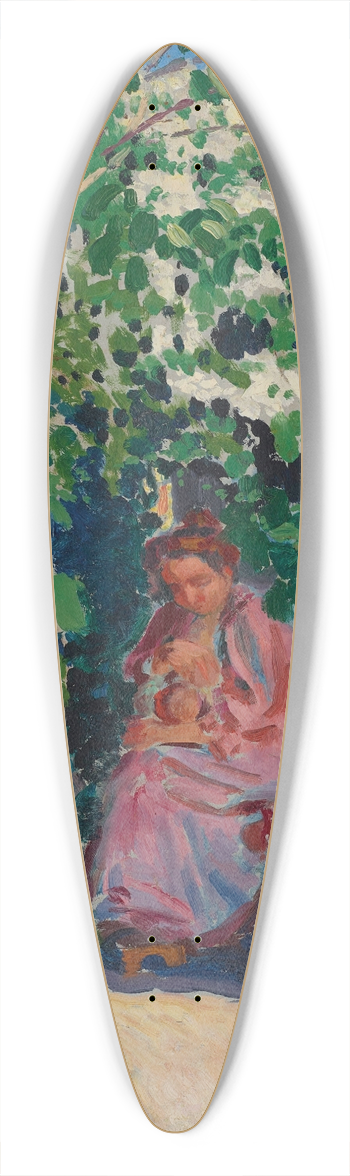 Maurice Denis - La tonnelle, Ker Guen 39.3 inch art pintail longboard deck