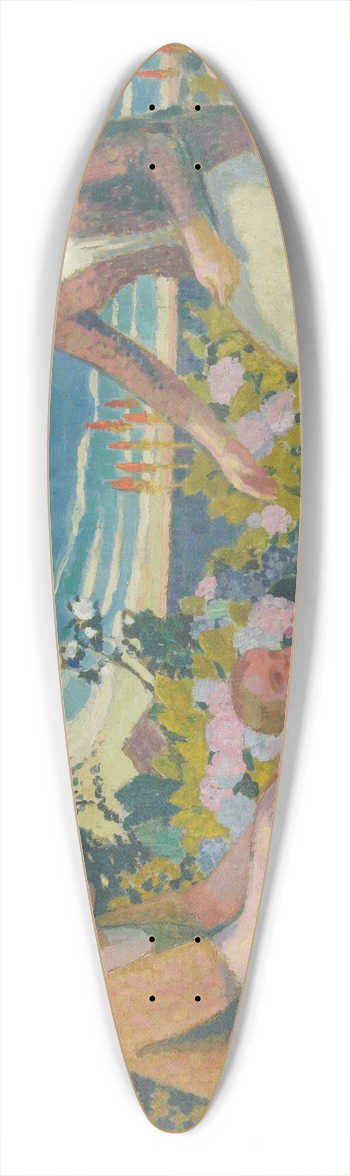 Maurice Denis - Les premiers pas de Domi  Silencio 39.3 inch art pintail longboard deck