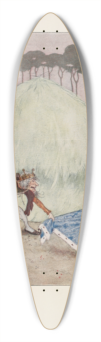 Maurice Lalau - Stop thief! Stop thief! 39.3 inch art pintail longboard deck