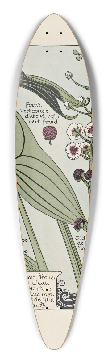 Maurice Pillard Verneuil - Sagittaire 39.3 inch art pintail longboard deck