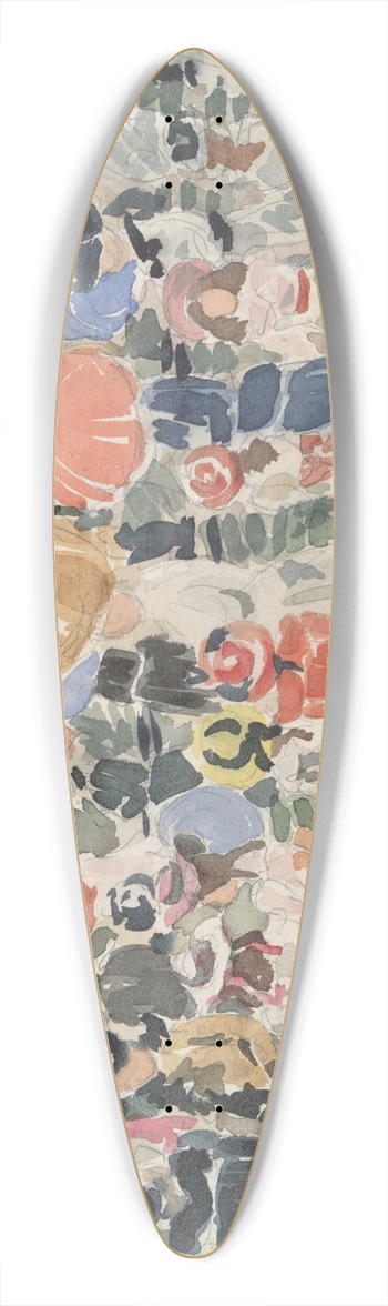 Maurice Prendergast - In thePark 39.3 inch art pintail longboard deck
