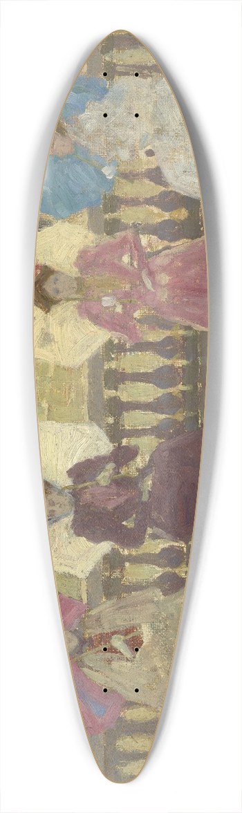 Maurice Prendergast - In the Park 39.3 inch art pintail longboard deck