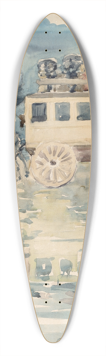 Maurice Prendergast - Parisian Omnibus 39.3 inch art pintail longboard deck
