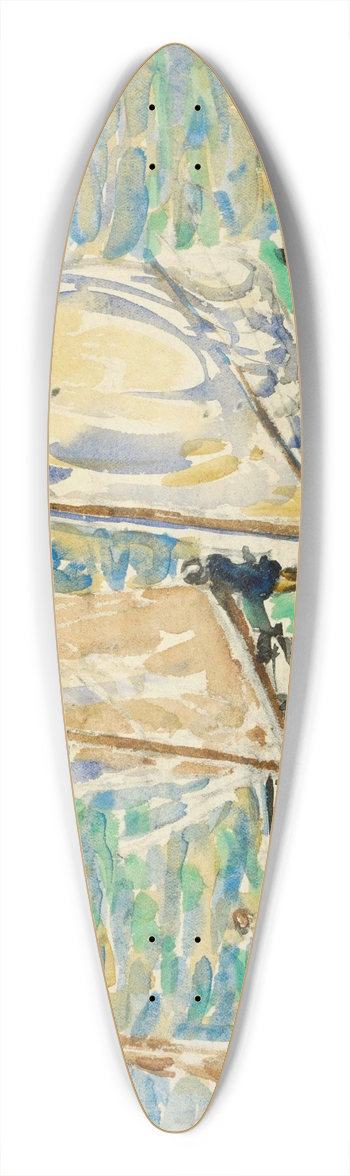 Maurice Prendergast - St. Malo 39.3 inch art pintail longboard deck