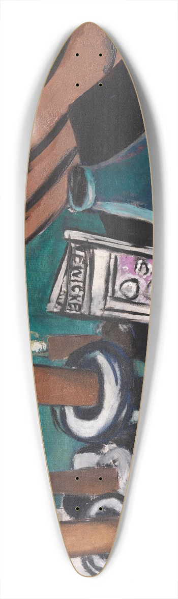 Max Beckmann - Stilleben mit gestrzter Kerze 39.3 inch art pintail longboard deck