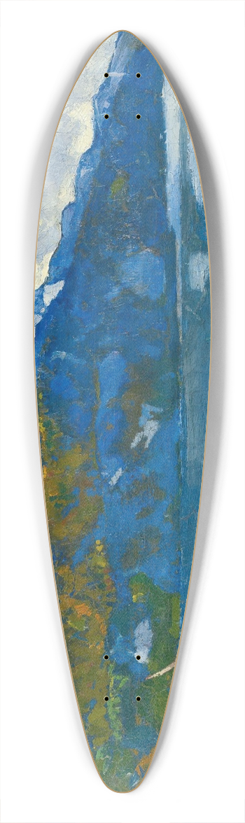 Max Buri - Lake Brienz 39.3 inch art pintail longboard deck