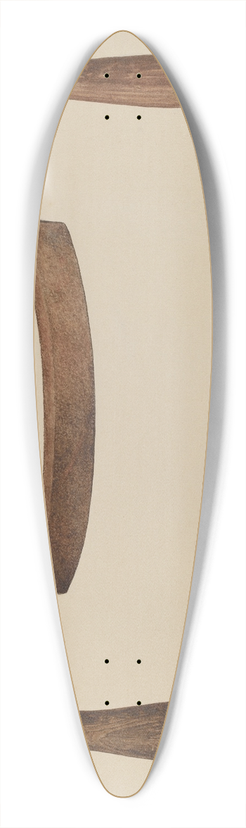 Max Fernekes - Drawknife 39.3 inch art pintail longboard deck