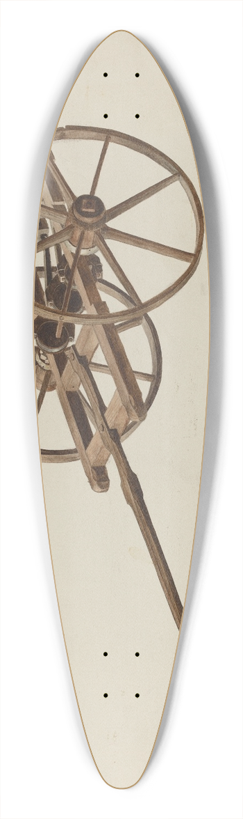 Max Fernekes - Model Potato Planter 39.3 inch art pintail longboard deck