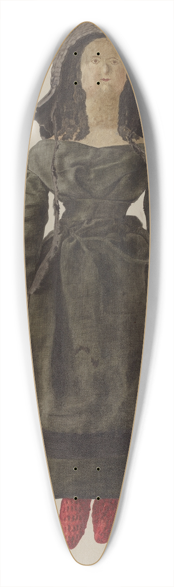 Max Fernekes - Quaker Doll 39.3 inch art pintail longboard deck