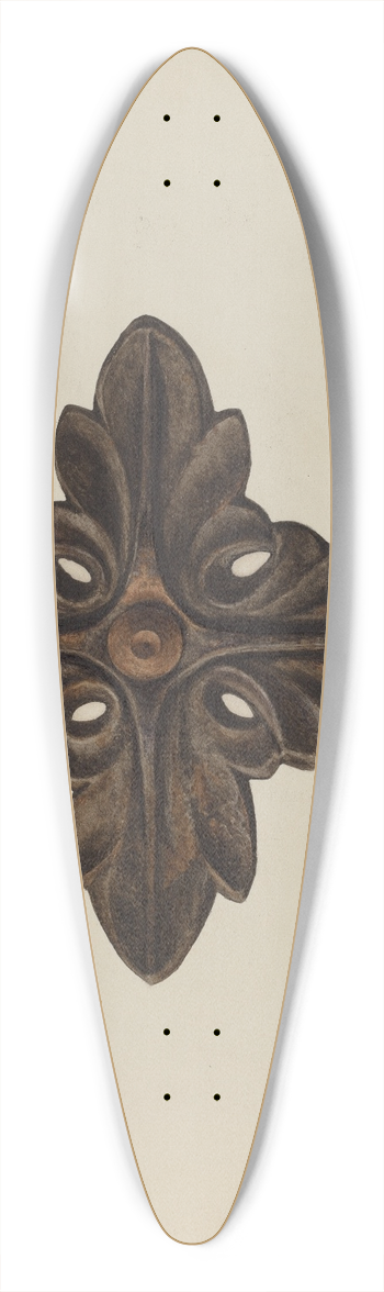 Max Fernekes - Rosette 39.3 inch art pintail longboard deck