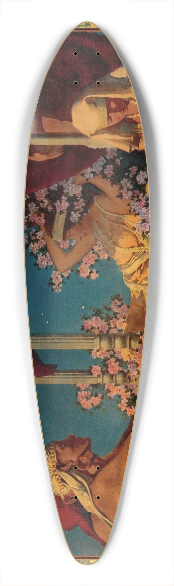 Maxfield Parrish - Cleopatra 39.3 inch art pintail longboard deck