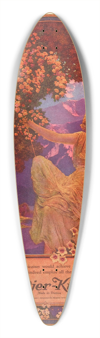 Maxfield Parrish - Djer-Kiss 39.3 inch art pintail longboard deck