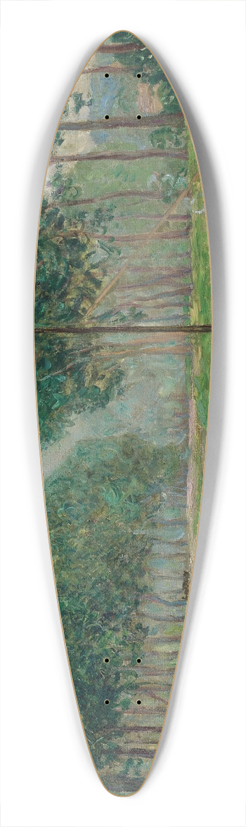 Maxime Maufra - Chaland sur le canal 39.3 inch art pintail longboard deck