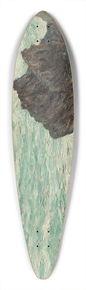 Maxime Maufra - Grosse mer  Donant, Belle-le-en-Mer 39.3 inch art pintail longboard deck