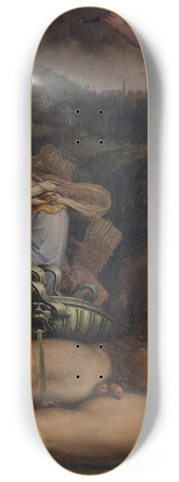 Giorgio Vasari - Allegory of Fiesole 8.25 inch art skate deck