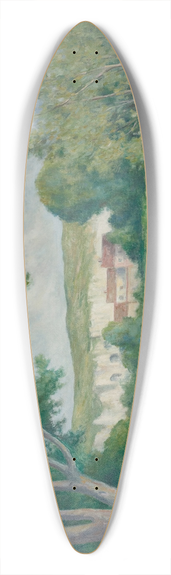 Maximilien Luce - Bord De Seine 39.3 inch art pintail longboard deck