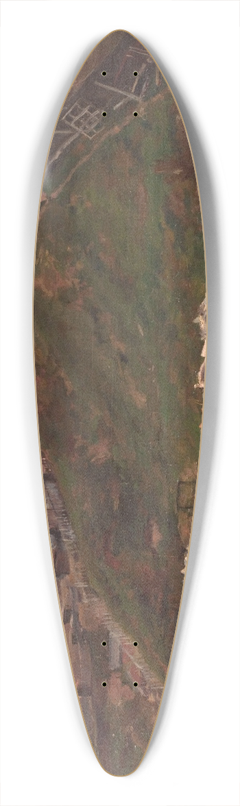 Maximilien Luce - Dpt de pavs  Montmartre [Paysage  la charrette] 39.3 inch art pintail longboard deck