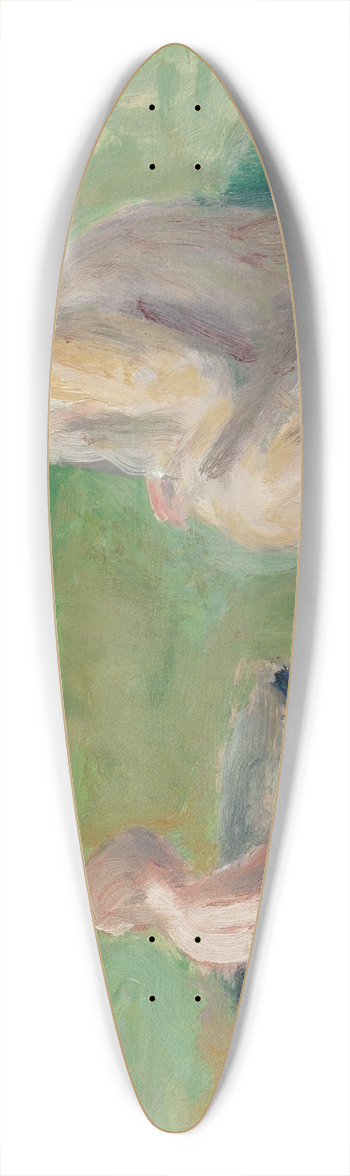 Maximilien Luce - Le bain du bb 39.3 inch art pintail longboard deck