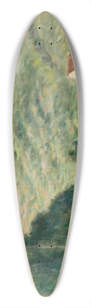 Maximilien Luce - Le Riviere 39.3 inch art pintail longboard deck