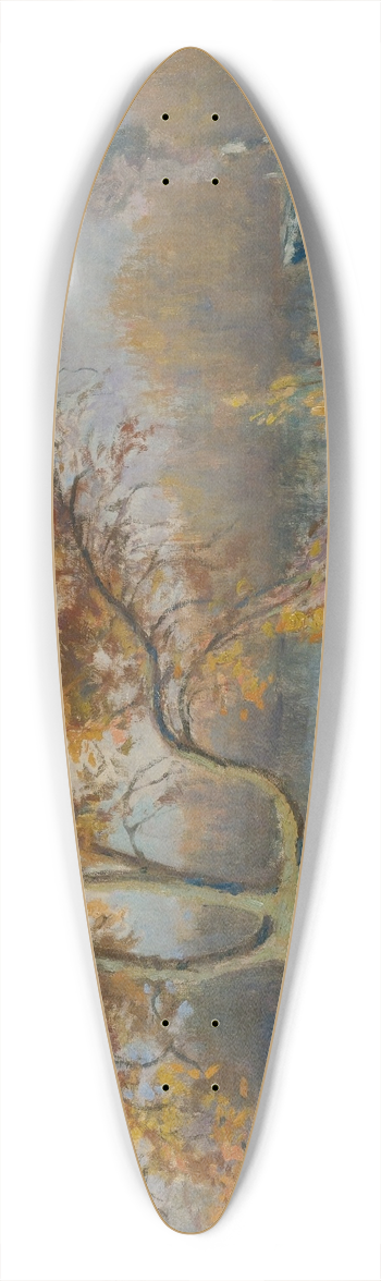 Maximilien Luce - Les Bords De Seine Au Printemps 39.3 inch art pintail longboard deck