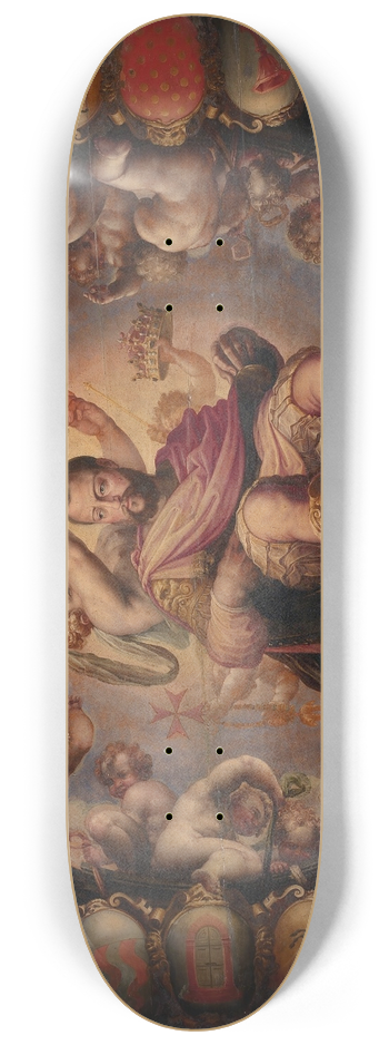 Giorgio Vasari - Apotheosis of Cosimo I 8.25 inch art skate deck