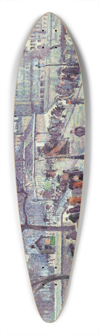 Maximilien Luce - Paris, le Pont de lArchevch 39.3 inch art pintail longboard deck