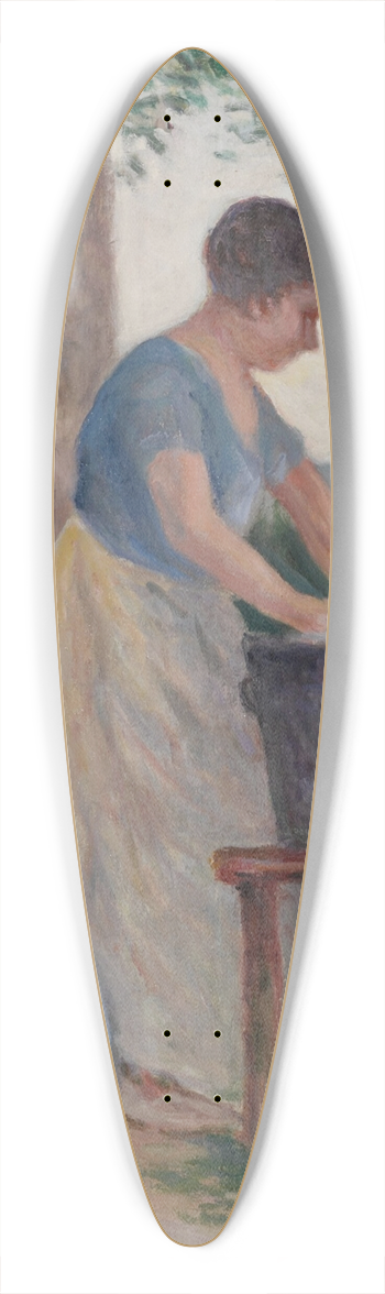 Maximilien Luce - Rolleboise, la lessive dans le jardin 39.3 inch art pintail longboard deck