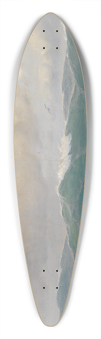 Max Jensen - Auf hoher See 39.3 inch art pintail longboard deck