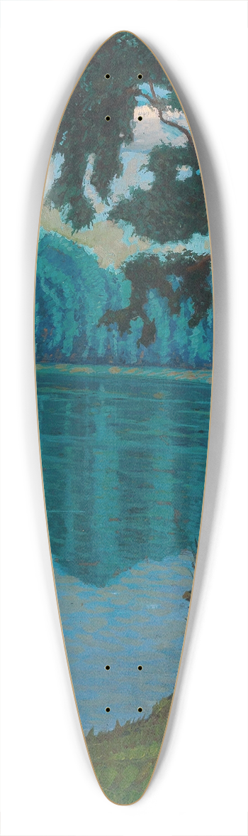 Max Kahrer - Engllacke 39.3 inch art pintail longboard deck