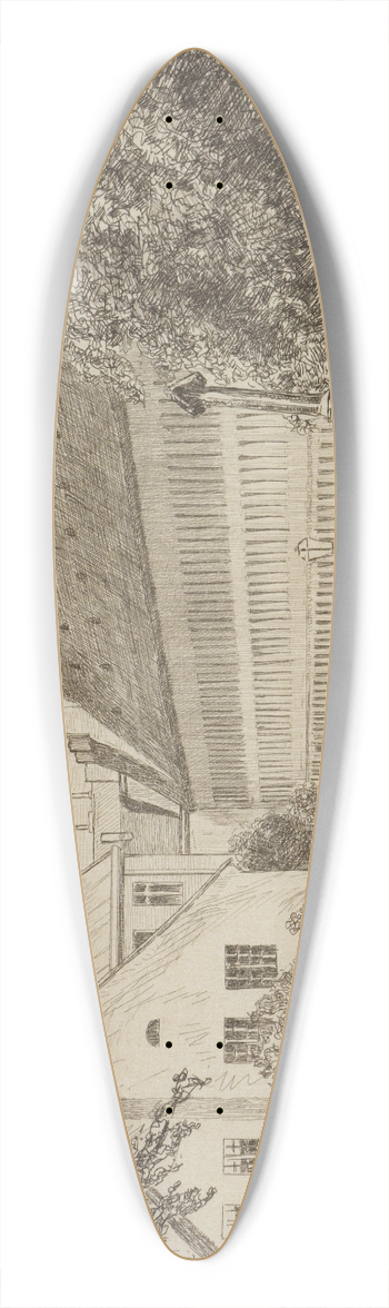 Max Klinger - Altes Kunstgewerbe-Museum 39.3 inch art pintail longboard deck