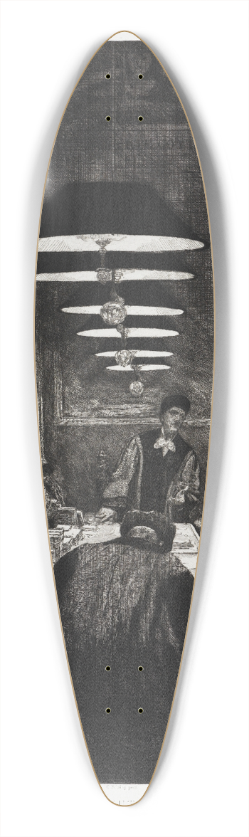 Max Klinger - Eine Mutter III (Dramen, Opus IX, Blatt 5) 39.3 inch art pintail longboard deck