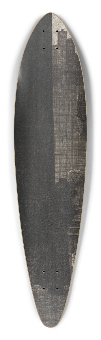 Max Klinger - Ein Schritt (Dramen, Opus IX, Blatt 2) 39.3 inch art pintail longboard deck