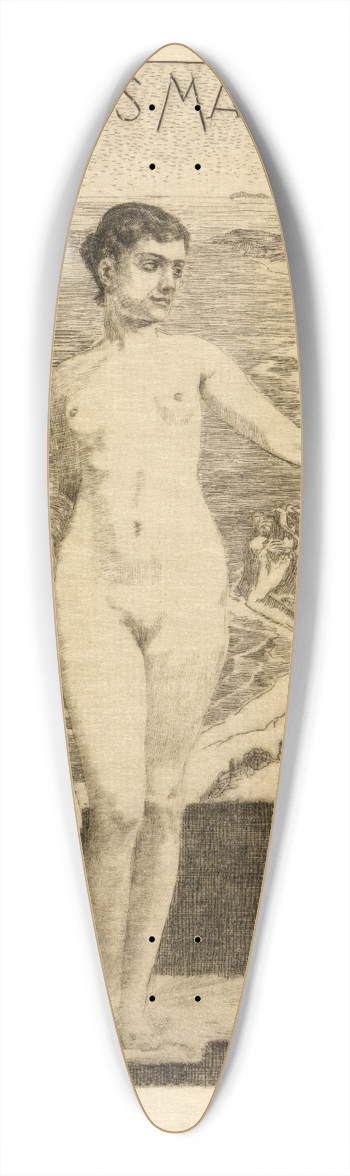 Max Klinger - Ex libris Max Klinger 39.3 inch art pintail longboard deck