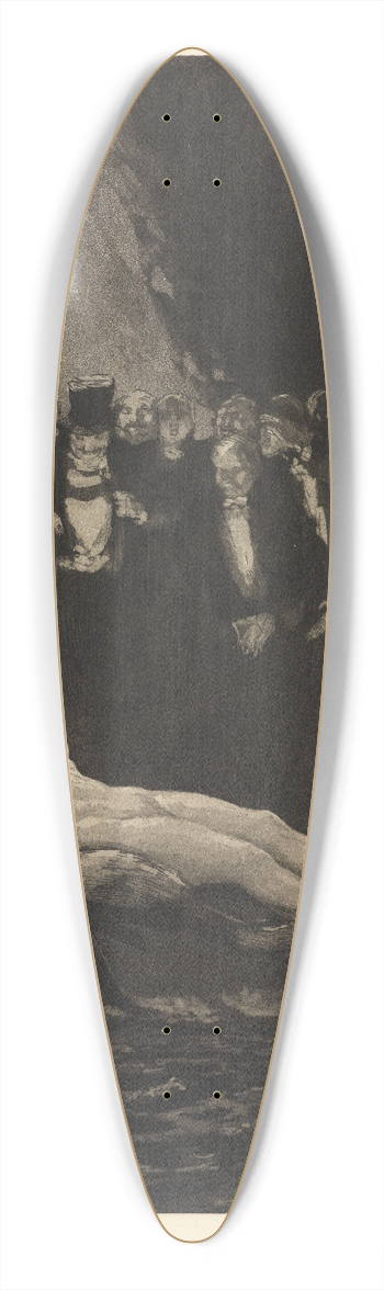 Max Klinger - Gefesselt (Ein Leben, Opus VIII, Blatt 11) 39.3 inch art pintail longboard deck