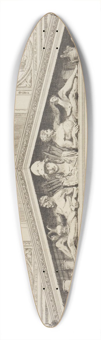 Max Klinger - Portalgiebel und zwei Fresken 39.3 inch art pintail longboard deck