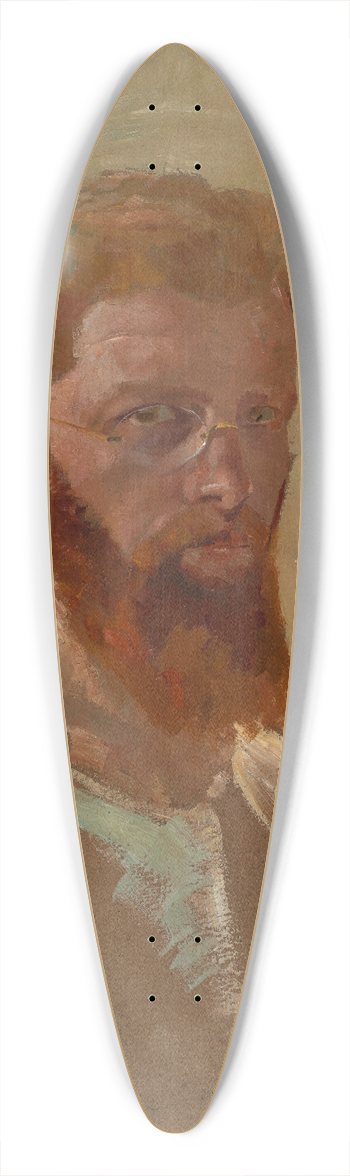 Max Klinger - Selbstbildnis 39.3 inch art pintail longboard deck