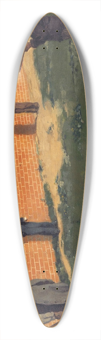 Max Klinger - The Walker 39.3 inch art pintail longboard deck
