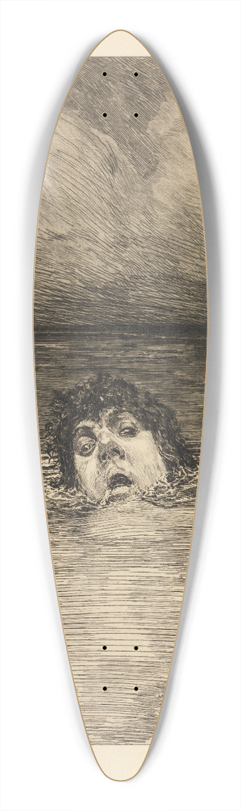 Max Klinger - Untergang (Ein Leben, Opus VIII, Blatt 12) 39.3 inch art pintail longboard deck
