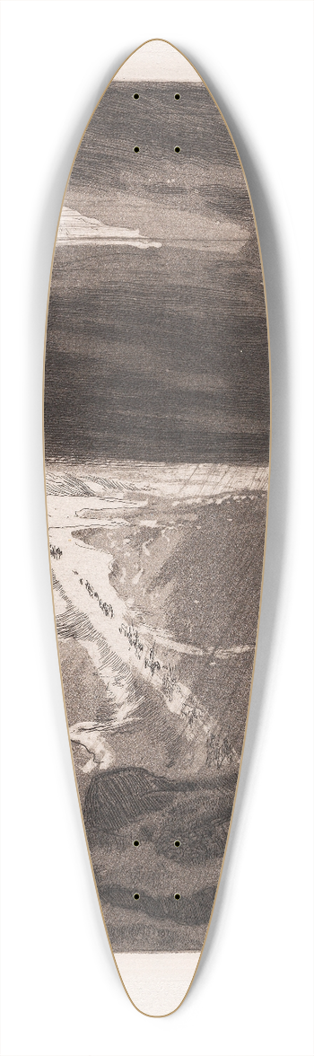 Max Klinger - Zelt 39.3 inch art pintail longboard deck