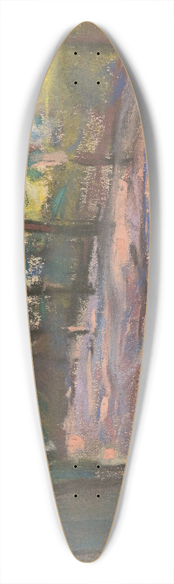 Max Liebermann - Die Colomierstrae in Wannsee 39.3 inch art pintail longboard deck