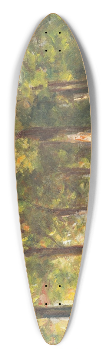 Max Liebermann - Die Groe Seestrae in Wannsee mit Spaziergngern 39.3 inch art pintail longboard deck