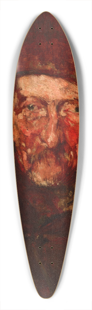 Max Liebermann - Study; Bust of a Man 39.3 inch art pintail longboard deck
