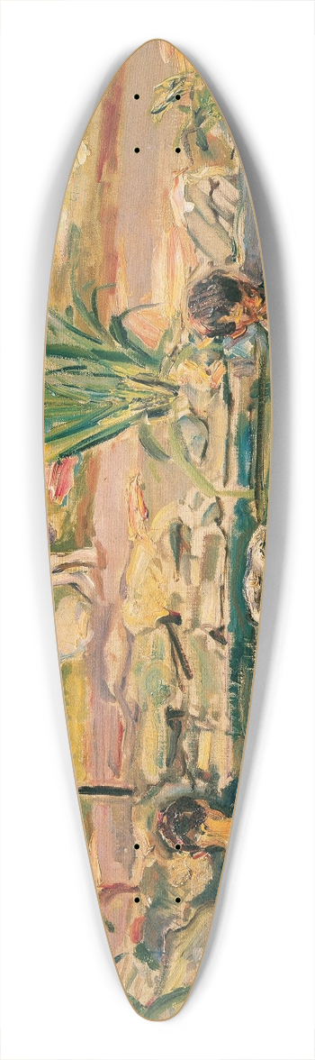 Max Slevogt - Badende Knaben 39.3 inch art pintail longboard deck