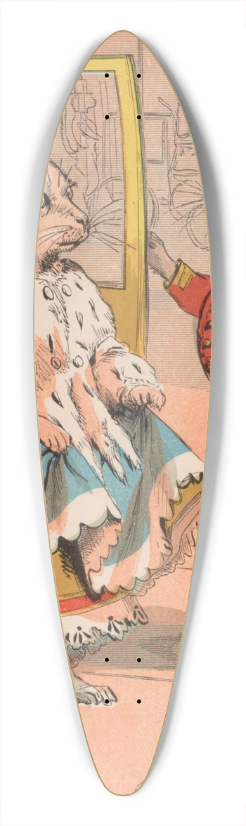 McLoughlin Bros - The table groans, and Tom runs away 39.3 inch art pintail longboard deck