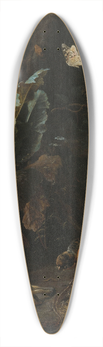 Melchior d'Hondecoeter - Animals and Plants 39.3 inch art pintail longboard deck
