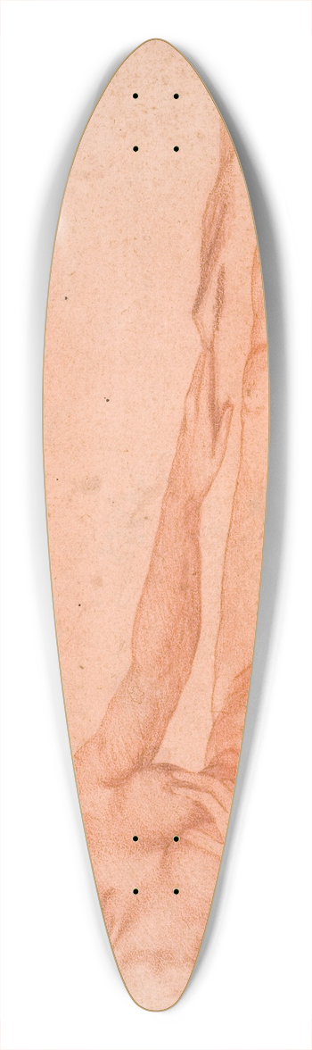 Melchior Lorck - Liggende kvindelig model 39.3 inch art pintail longboard deck