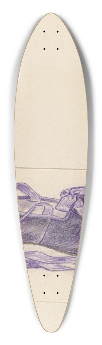 Melita Hofmann - Slipper 39.3 inch art pintail longboard deck