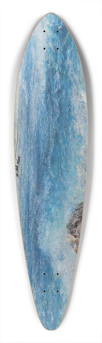 Menci Clement Crni - Neverin 39.3 inch art pintail longboard deck