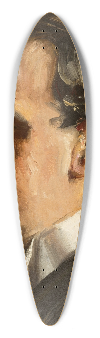 Michael Ancher - Hakon Brresen 39.3 inch art pintail longboard deck