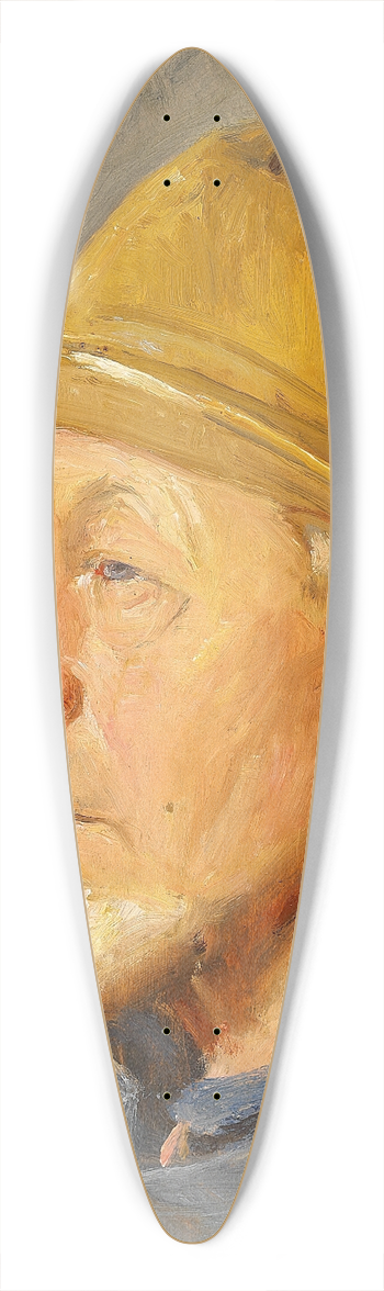 Michael Ancher - Skagensfisker med sydvest 39.3 inch art pintail longboard deck